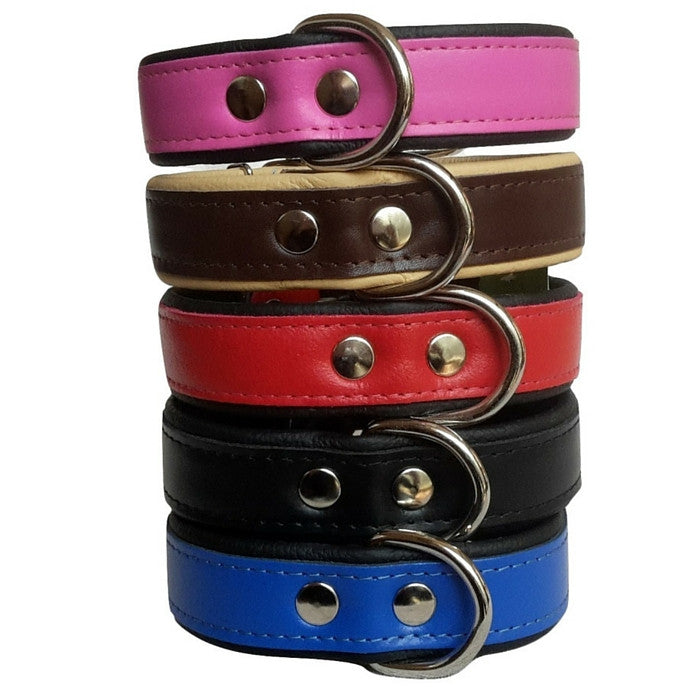 Soft leather dog collar UK – WoofStar Shop